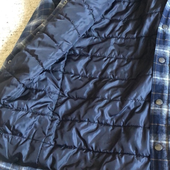 Free Country Padded Plaid Flannel Shacket - Picture 7 of 9